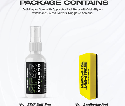 WASH&WHIPS SF45 Anti-Fog For Car Windshields