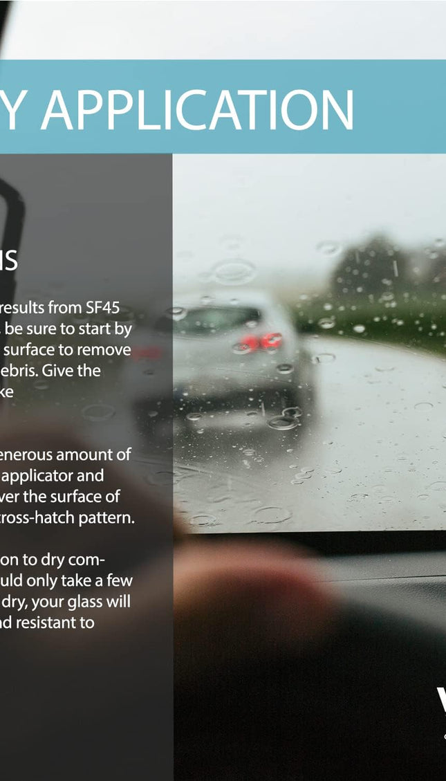 WASH&WHIPS SF45 Anti-Fog For Car Windshields