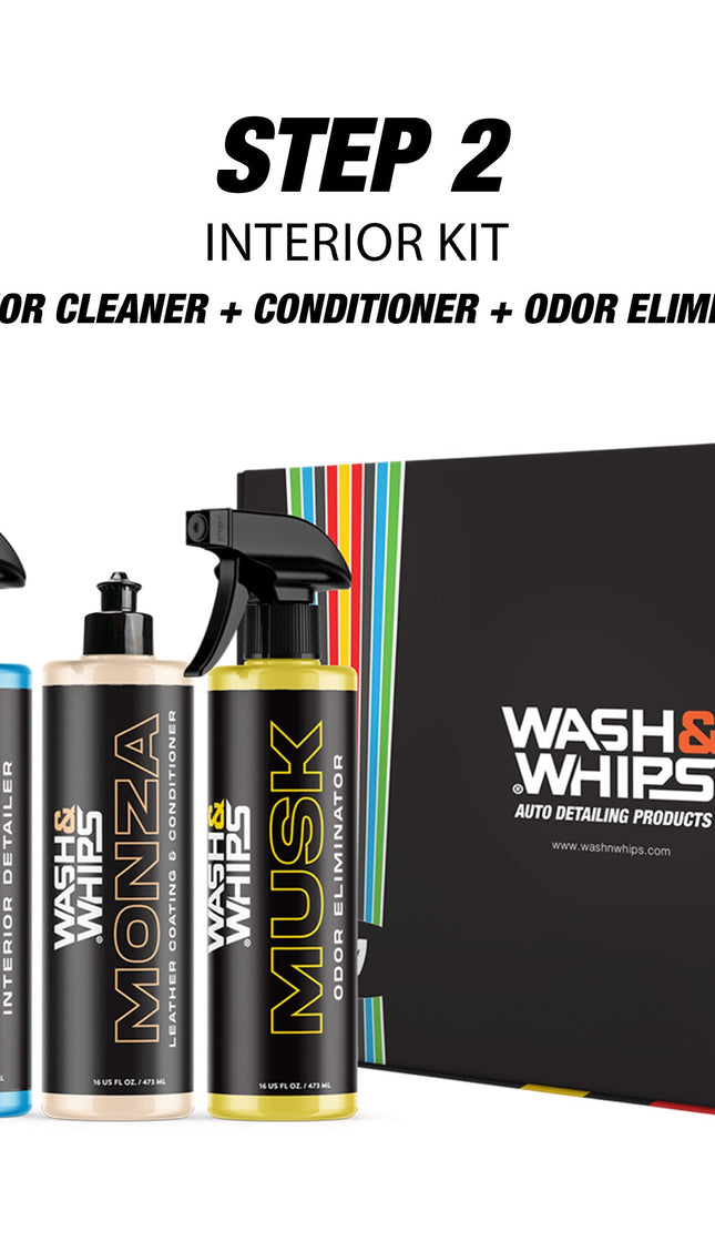 WASH&WHIPS CLEAN - Interior Car Wash Kit (Step 2)