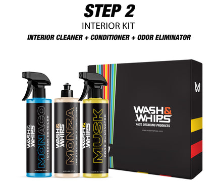 WASH&WHIPS 3-Step Car Care System
