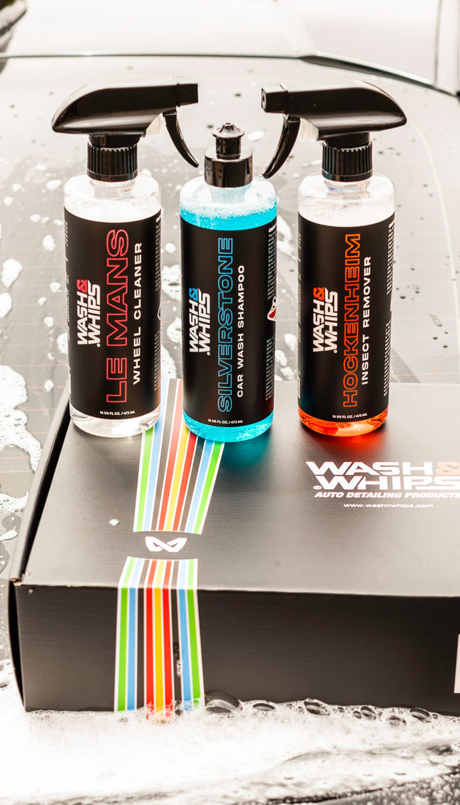 WASH&WHIPS 3-Step Car Care System