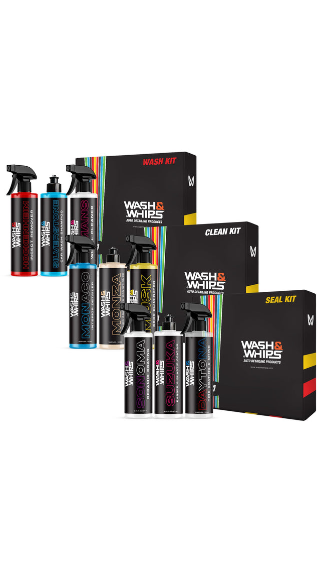 WASH&WHIPS 3-Step Car Care System