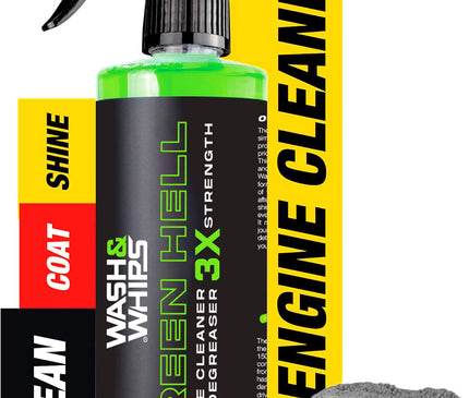 WASH&WHIPS Green Hell Engine Cleaner & Degreaser