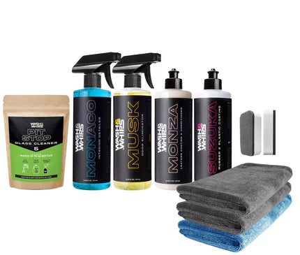 WASH&WHIPS Interior Car Detailing Kit - $95 Value