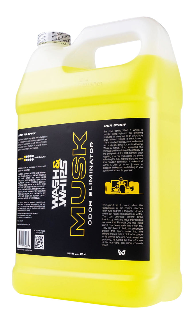 WASH&WHIPS Musk Odor Eliminator [New Customer Offer 16oz (see promo in cart)]