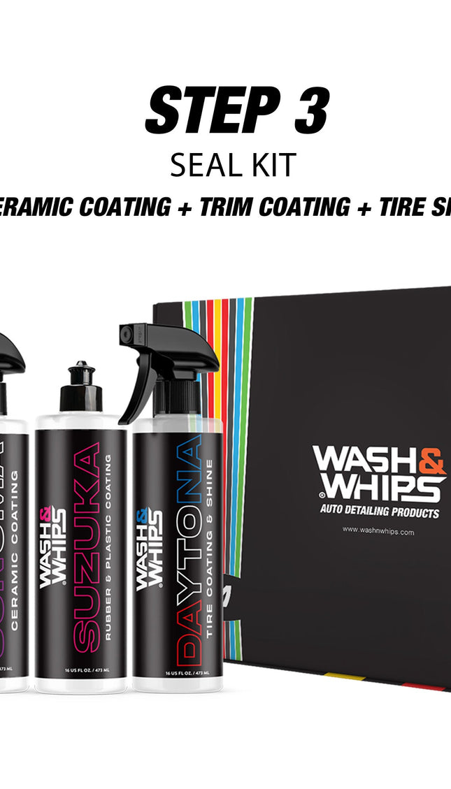 WASH&WHIPS 3-Step Car Care System