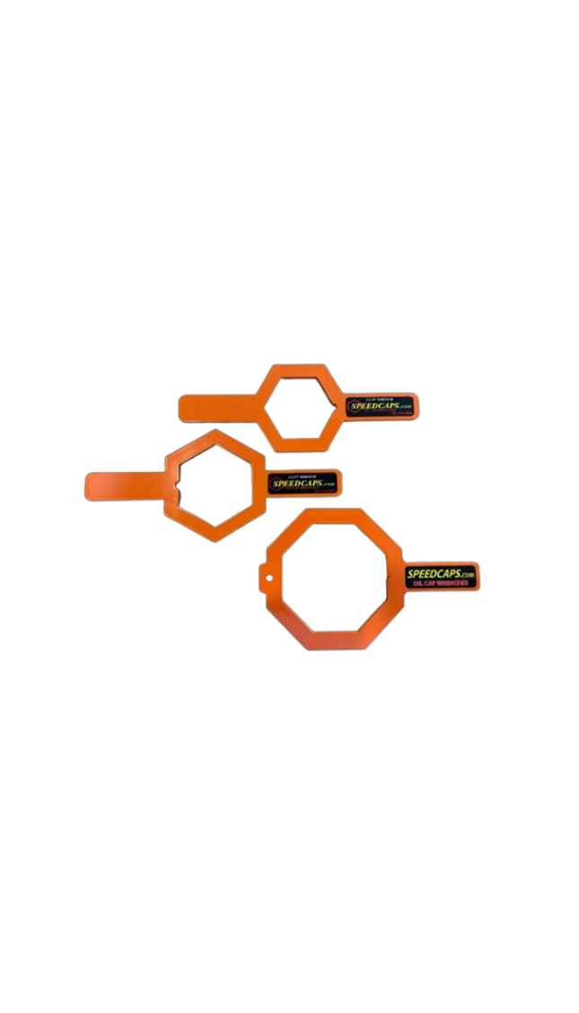 Speedcap Pro-Pack 2-1/4,2-1/2,and 3-1/2 inch oil cap wrenches