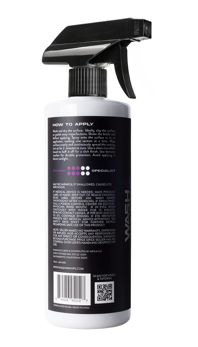 WASH&WHIPS Sonoma Ceramic Finishing Coating Spray - 9H