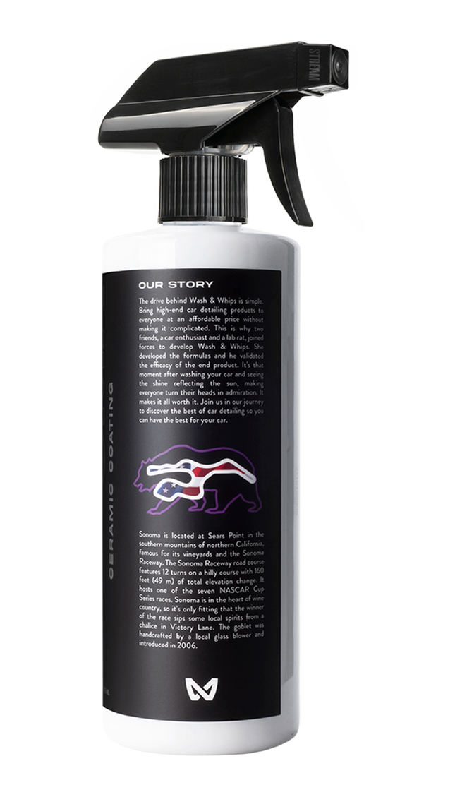 WASH&WHIPS Sonoma Ceramic Finishing Coating Spray - 9H