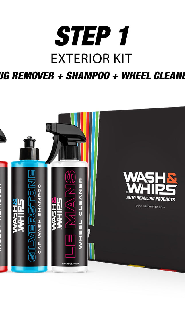 WASH&WHIPS 3-Step Car Care System