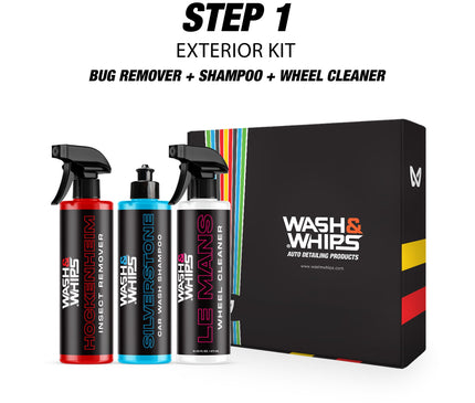 WASH&WHIPS 3-Step Car Care System