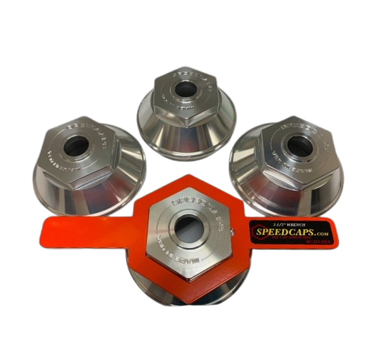 (4) Speed-Pack Oil Caps Of The 9k 10k 10KHD 12k&15K Axles & 2-1/2 Inch Wrench 4inch OD