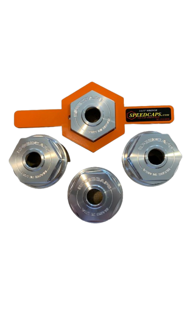 (4) Velocity-Pack SC-35-PRO Oil Caps & 2-1/2 inch Wrench