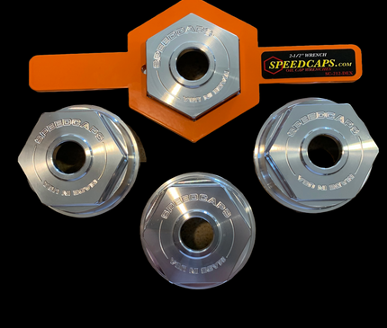 (4) Velocity-Pack SC-35-PRO Oil Caps & 2-1/2 inch Wrench